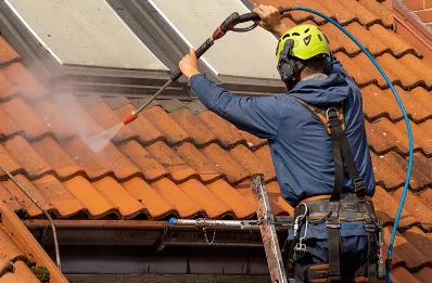 Démoussage et hydrofuge de toiture à Ruan